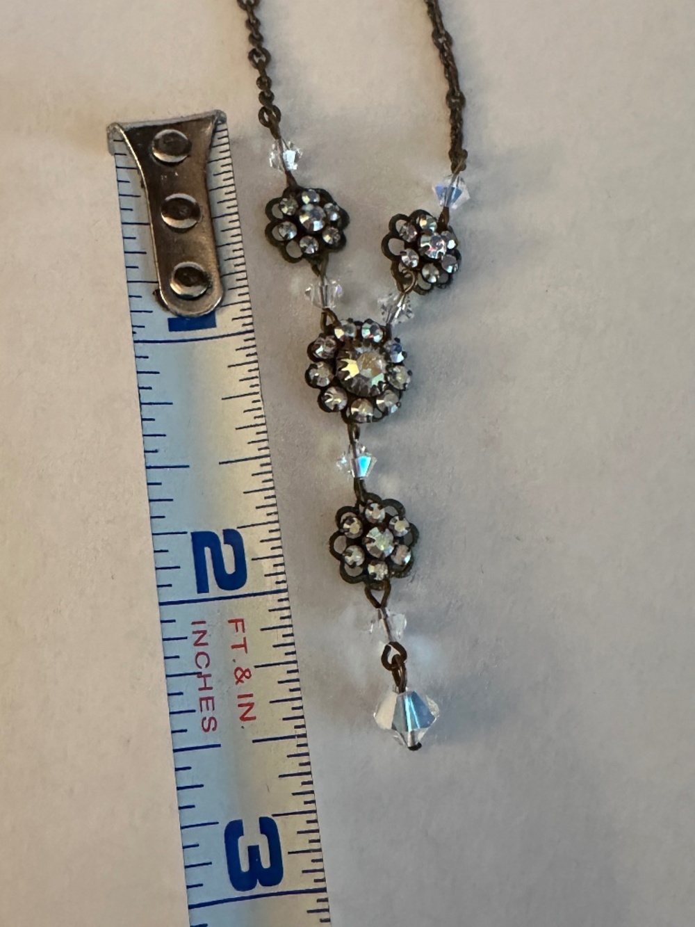 Liz Palacios Swarovski Crystal Flower Necklace & Earring Set - Picture 4 of 10